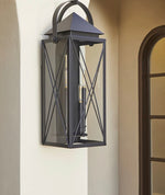 Load image into Gallery viewer, Quorum MYSTIC 30” 4-Light Lantern - Matte Black Wall Mount
