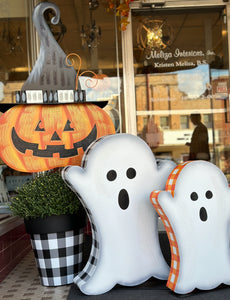 Large Jack-o’-lantern  Metal Stake