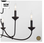 Load image into Gallery viewer, Livingston 12-Light Chandelier Bronze
