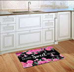 Load image into Gallery viewer, Bright Pink Flowers Home Sweet Home Door Mat Outdoor
