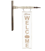 Load image into Gallery viewer, Arrow Replacement: Autumn WELCOME Double Sided Sign with Chains for Arrow
