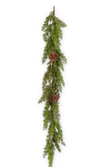 Load image into Gallery viewer, Real Touch Cedar Pine Garland 50” with twigs
