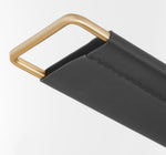 Load image into Gallery viewer, Cyan Zephyr 60” Leather Wrapped Blades Ceiling Fan Indoor
