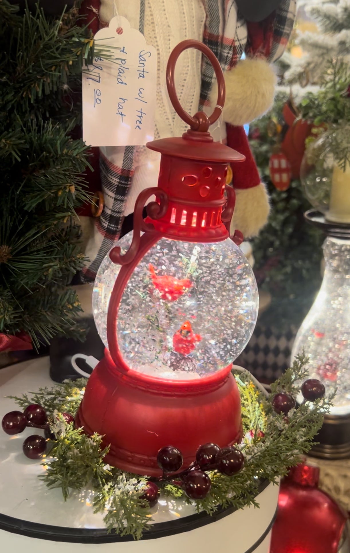 Red Lantern Snowglobe