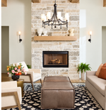 Load image into Gallery viewer, Lee Blvd 8-Light Bead Matte Black Chandelier
