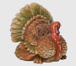 Load image into Gallery viewer, Fall Harvest Turkey Figurine in Autumn Colors
