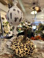Load image into Gallery viewer, Cheetah Print Small Stuffed Pumpkin
