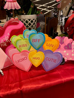 Load image into Gallery viewer, Fun Pile of Candy Hearts Outdoor or Indoor Conversation Hearts
