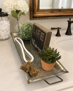 Load image into Gallery viewer, Galvanized Accent Tray for Home Décor
