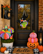 Load image into Gallery viewer, New! Halloween Witch Whimsical Door Hanger
