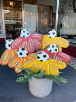Load image into Gallery viewer, Bright Set of 3 Coneflowers Stakes Flower Outdoor Stakes
