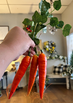 Load image into Gallery viewer, Decorative Orange 17” Carrots Set of 3 Light Weight Decor
