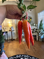 Load image into Gallery viewer, Decorative Orange 17” Carrots Set of 3 Light Weight Decor

