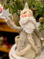 Load image into Gallery viewer, Wool Felt Father of Time Santa Embroidered
