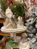 Load image into Gallery viewer, Wool Felt Father of Time Santa Embroidered
