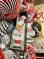 Load image into Gallery viewer, Santa Baker Canvas Picture with Galvanized Frame
