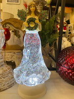 Load image into Gallery viewer, Angel White Snow Globe with Swirling Glitter
