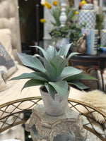 Load image into Gallery viewer, Faux Yucca in Gray Pot
