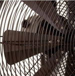 Load image into Gallery viewer, Oiled Bronze OR Galvanized Windmill Floor Fan - ALMOST GONE!
