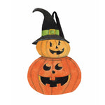 Load image into Gallery viewer, Stacked Jack O&#39; Lanterns Door Hanger
