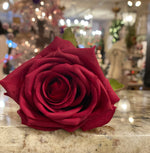 Load image into Gallery viewer, Red Real Touch Rose Pack of 3 Artificial Roses
