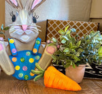 Load image into Gallery viewer, Small Easel Orange Carrot Metal
