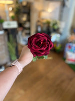 Load image into Gallery viewer, Red Real Touch Rose Pack of 3 Artificial Roses
