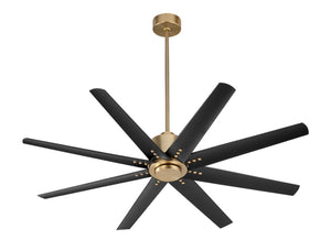 Aged Brass Fleet Fan - 72” DAMP Rated Fan