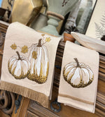 Load image into Gallery viewer, Gold Sequin Pumpkin Table Runner
