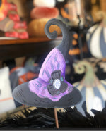 Load image into Gallery viewer, Purple Witch Hat
