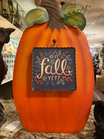 Load image into Gallery viewer, NEW! Is It Fall Yet Mini Print in Navy Background
