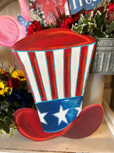 Americana: Uncle Sam Metal Hat Stake