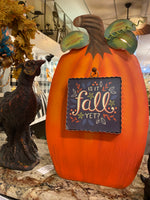 Load image into Gallery viewer, NEW! Is It Fall Yet Mini Print in Navy Background
