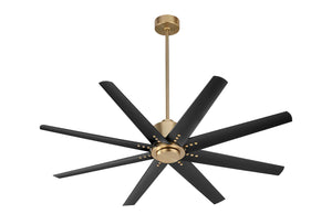 Aged Brass Fleet Fan - 72” DAMP Rated Fan