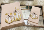 Load image into Gallery viewer, Gold Sequin Pumpkin Table Runner
