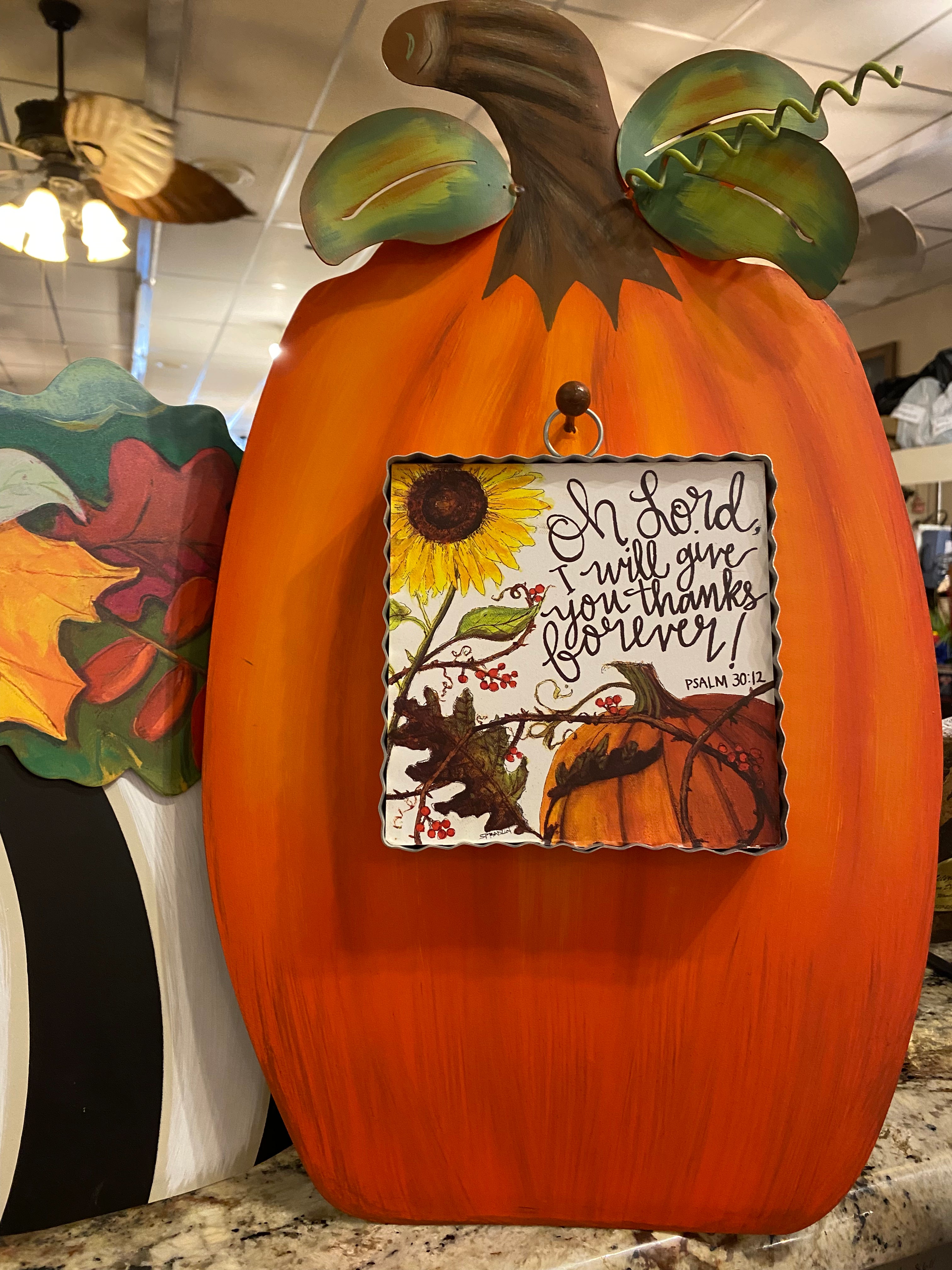 NEW! Orange Pumpkin Display for Mini Prints