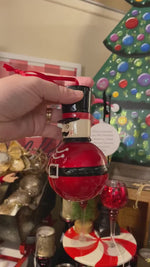 Load and play video in Gallery viewer, Two Choices of Nutcracker Dolomite Bell Ornaments
