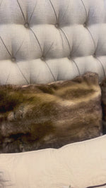 Load and play video in Gallery viewer, Luxurious Fisher Faux Fur Euro Shams
