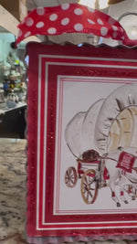Load and play video in Gallery viewer, NEW! Sooner Wagon with Horses Mini Print
