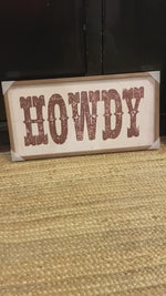 Load and play video in Gallery viewer, Cowboy’s Riding Western Art with Wood Frame
