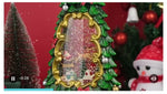Load and play video in Gallery viewer, Musical 🎵Christmas Tree Snow Globe with Santa Flying and Reindeer
