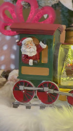 Load and play video in Gallery viewer, LED Train: Santa Driving the Train with Scene LED
