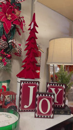 Load and play video in Gallery viewer, Plaid Nutcracker in Red, Dark Green, White and Gold with Black Accents
