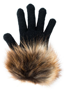 Red Fox Faux Fur Tech Gloves