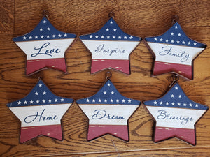 Americana Stars - SOLD INDIVIDUALLY