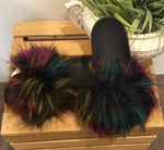 Load image into Gallery viewer, Faux Fur Slides (More Colors)
