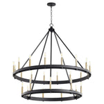 Load image into Gallery viewer, Aura 2-tier 25LT Chandelier
