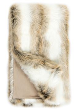 Arctic Fox Faux Fur Throw 60”x72”