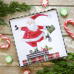 Load image into Gallery viewer, Santa Skating Mini Print
