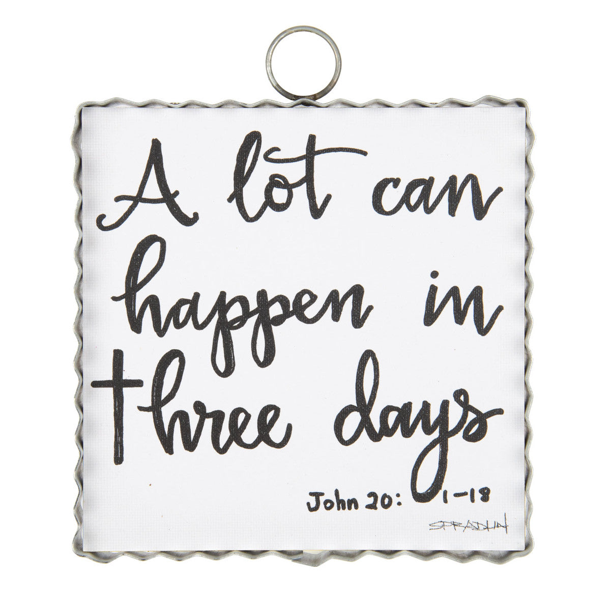 A lot can happen in Three Days Mini Print